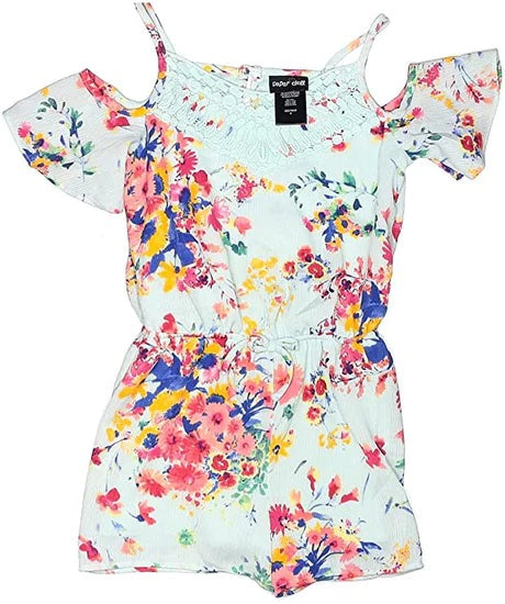 Paper Doll Girls' Sleeveless Romper