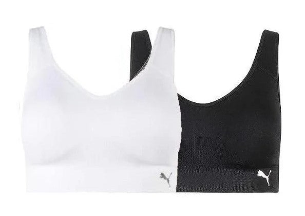Puma Women's 2 Pack Seamless Sports Bra