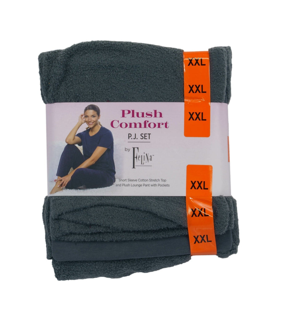 Felina Women's Plush Comfort Fuzzy Lounge Set