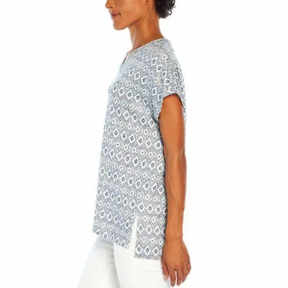 Orvis Women's Short Sleeve V-Neck Tunic Knit Top