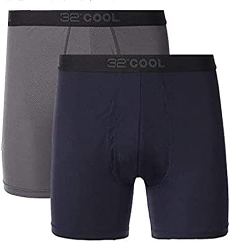 32 Degrees Cool Men's Comfort Mesh Boxer Brief 3-Pack