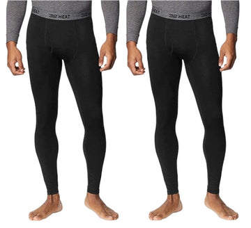 32 Degrees Men's Performance Thermal Base Layer Pants-2 Pack