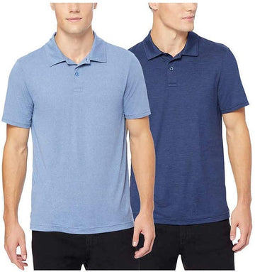 32 Degrees Cool Men's Stretch Comfort Polo 2-Pack