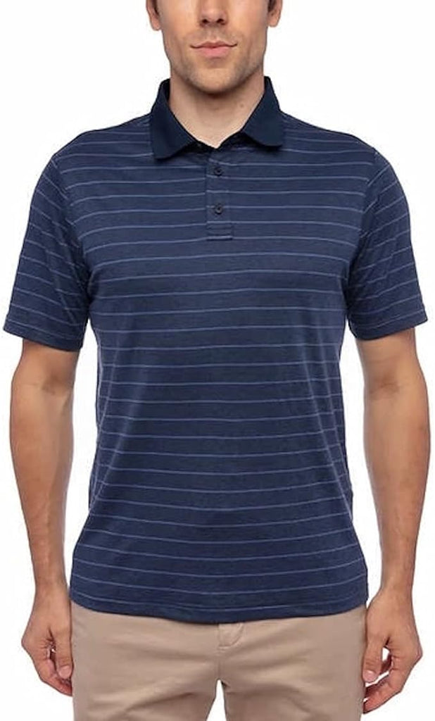 Glacier Performance Men's Short Sleeve Cotton Blend Polo