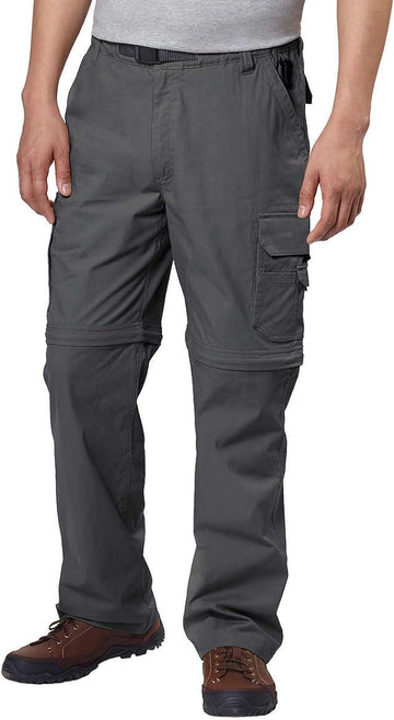 BC Clothing Men's Convertible Stretch Cargo Pants or Shorts