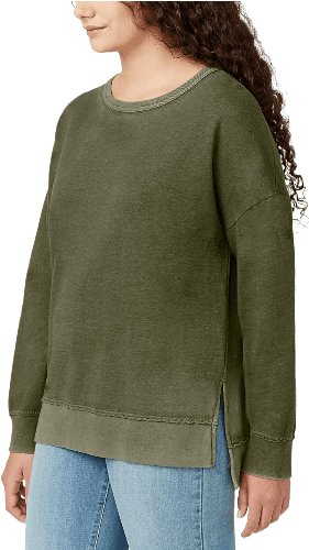 Buffalo David Bitton Women's Crewneck Relaxed Sweatshirt