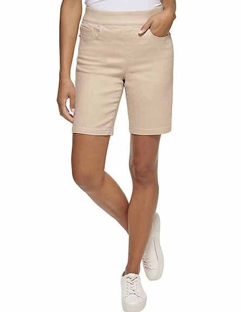 DKNY Women's Comfort Stretch Pull-On Bermuda Shorts