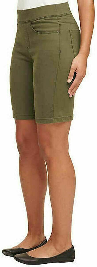 DKNY Women's Comfort Stretch Pull-On Bermuda Shorts
