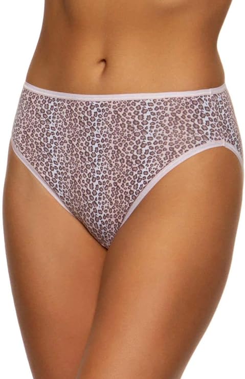 Felina Women's 8 Pack Cotton Stretch Hi-Cut Full Coverage Panty