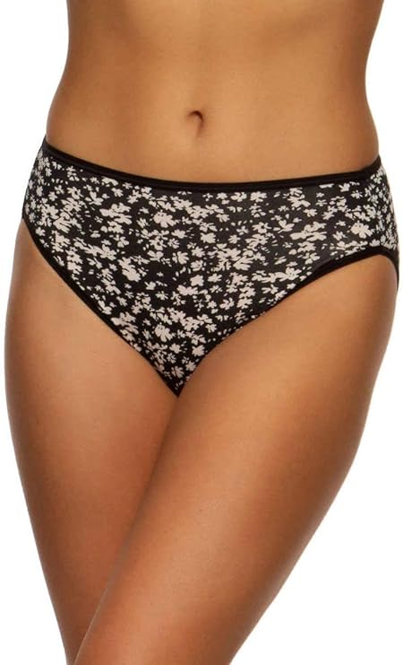 Felina Women's 8 Pack Cotton Stretch Hi-Cut Full Coverage Panty