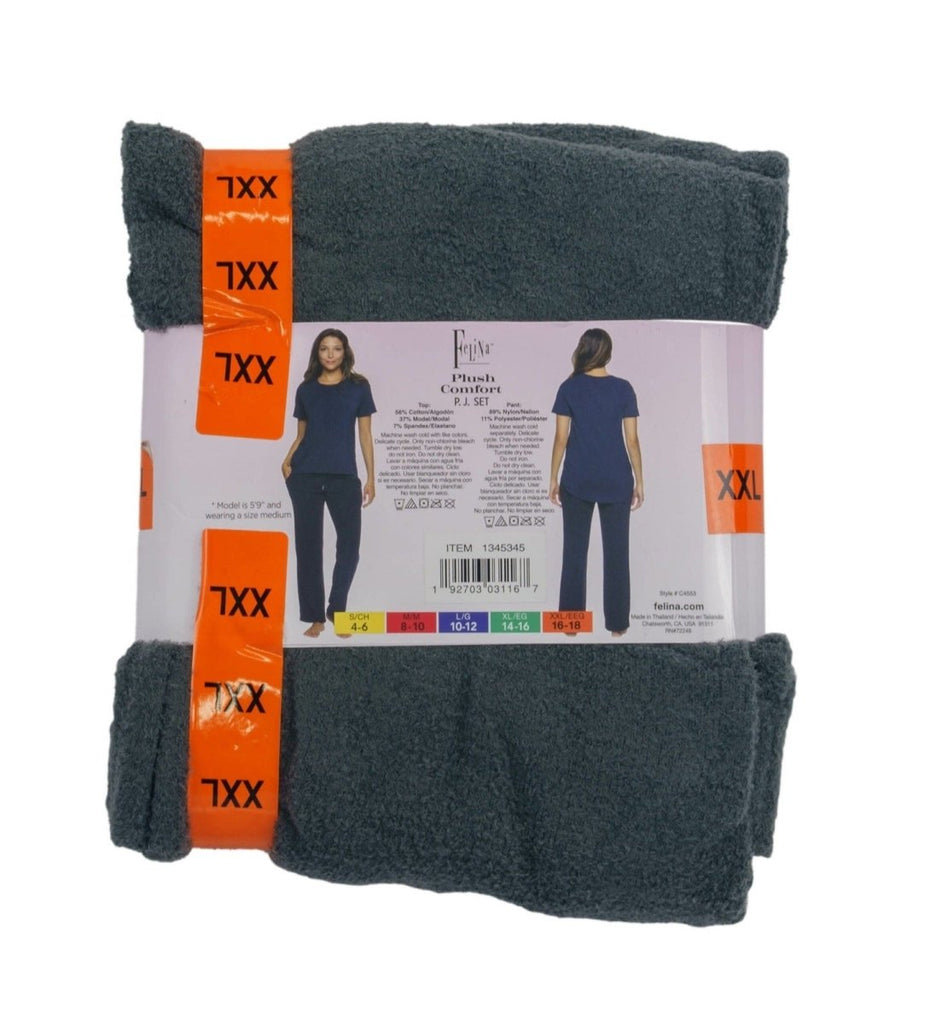 Felina Women's Plush Comfort Fuzzy Lounge Set