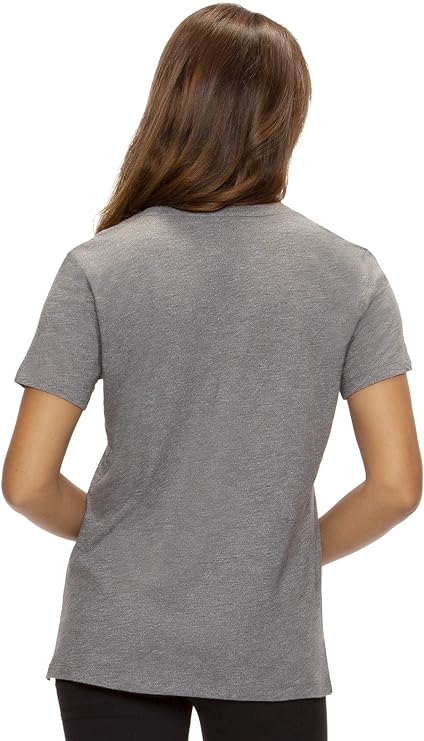 Felina Women's Slub Jersey V-Neck Tee Short Sleeve T-Shirt