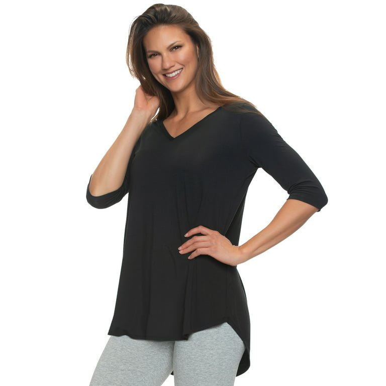 Felina Women's Modal V-Neck Tunic Top