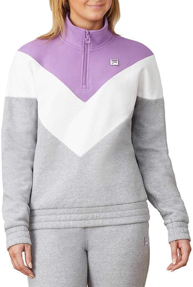 Fila Logo Women's 1/4 Zip Sweatshirt Pullover