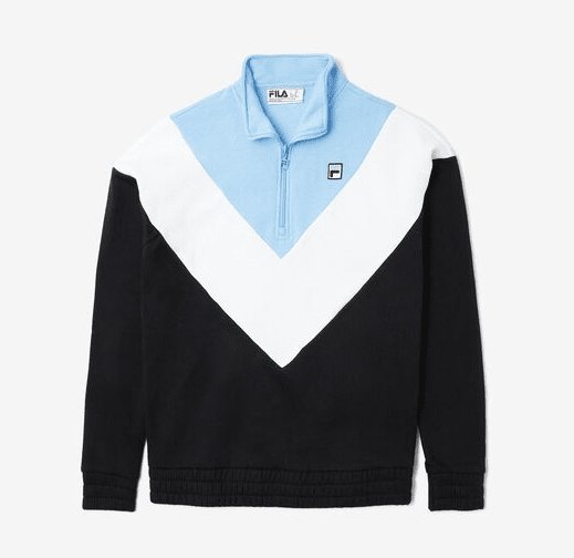 Fila Logo Women's 1/4 Zip Sweatshirt Pullover