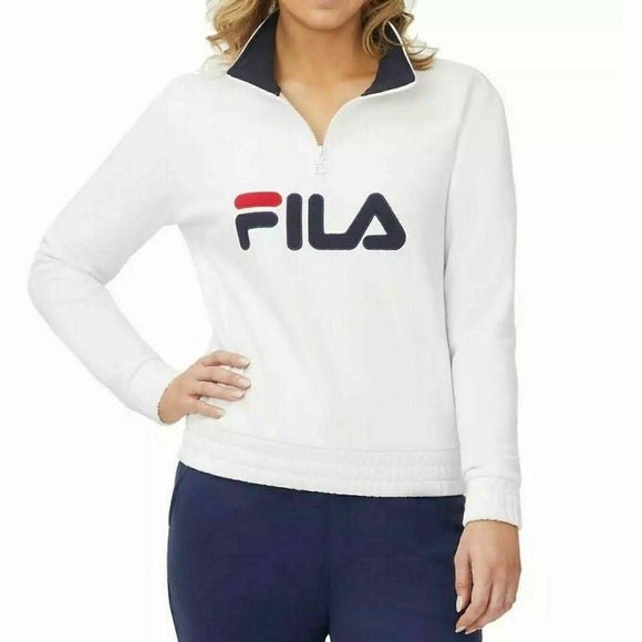 Fila Logo Women's 1/4 Zip Sweatshirt Pullover