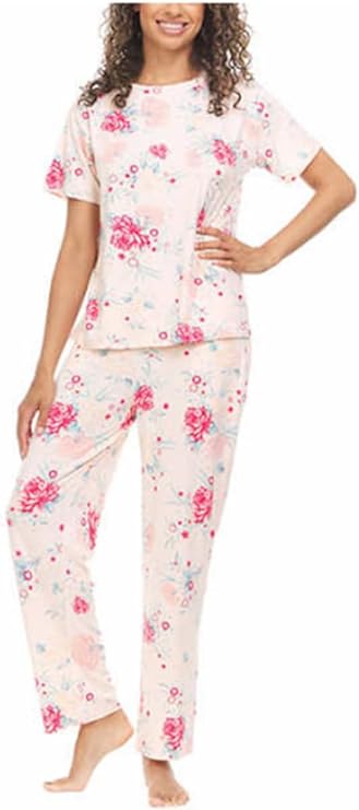 Flora Nikrooz Women's 2 Piece Shirt and Pant PJ Set