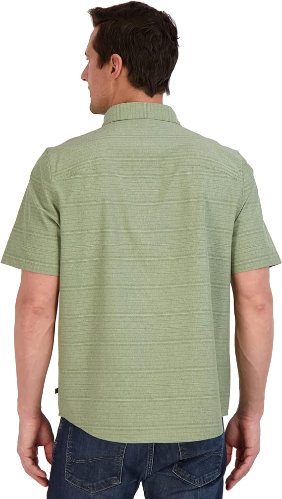 Gerry Men's Short Sleeve Quick Dry Tech Woven Shirt