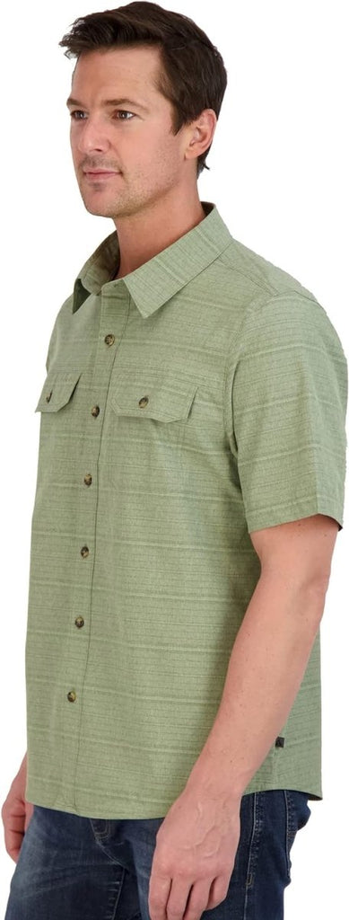 Gerry Men's Short Sleeve Quick Dry Tech Woven Shirt