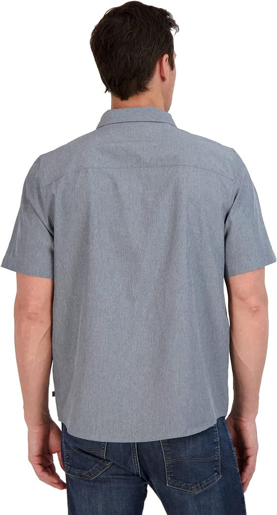 Gerry Men's Short Sleeve Quick Dry Tech Woven Shirt