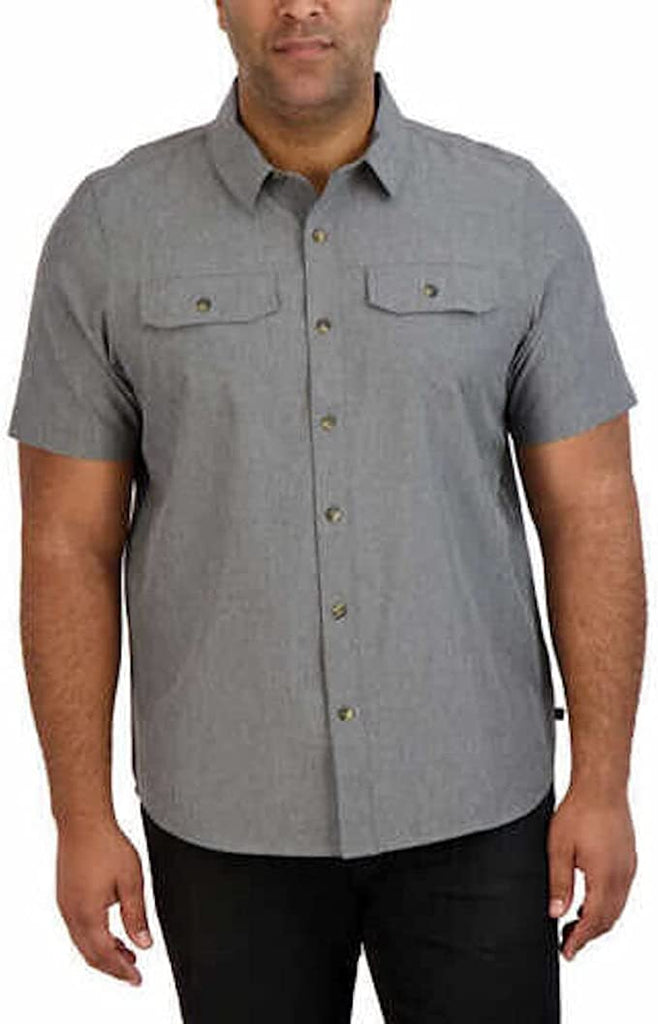 Gerry Men's Short Sleeve Quick Dry Tech Woven Shirt