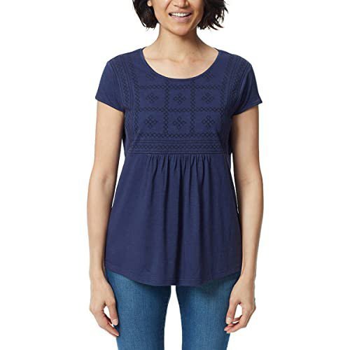 Gloria Vanderbilt Women's Embroidered Tee
