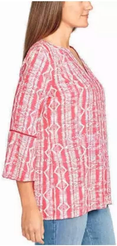 Gloria Vanderbilt Women's Nova Flutter Sleeve Blouse