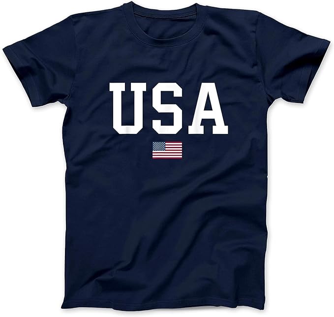 Great American Lakes and Timber Men's Short Sleeve Patriotic Graphic T-Shirts