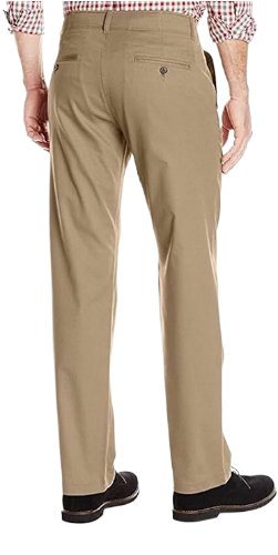 Haggar Men's Super Flex Waistband Performance Stretch Straight Fit Pants