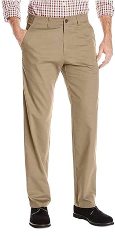 Haggar Men's Super Flex Waistband Performance Stretch Straight Fit Pants
