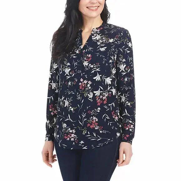 Hilary Radley Women's Long Sleeve Blouse