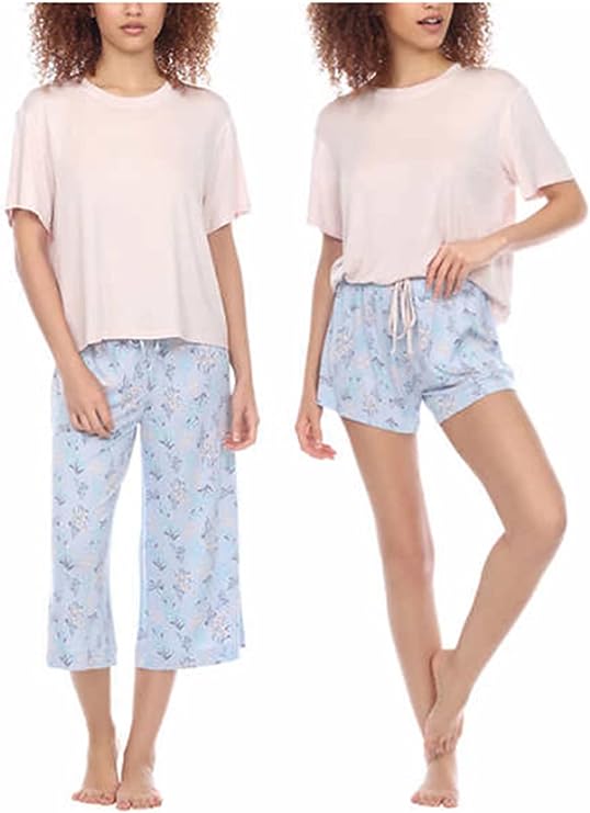 Honeydew Women's 3 Piece Super Soft Jersey Pajama Set