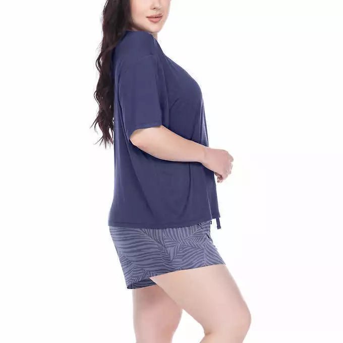 Honeydew Women's 3 Piece Super Soft Jersey Pajama Set