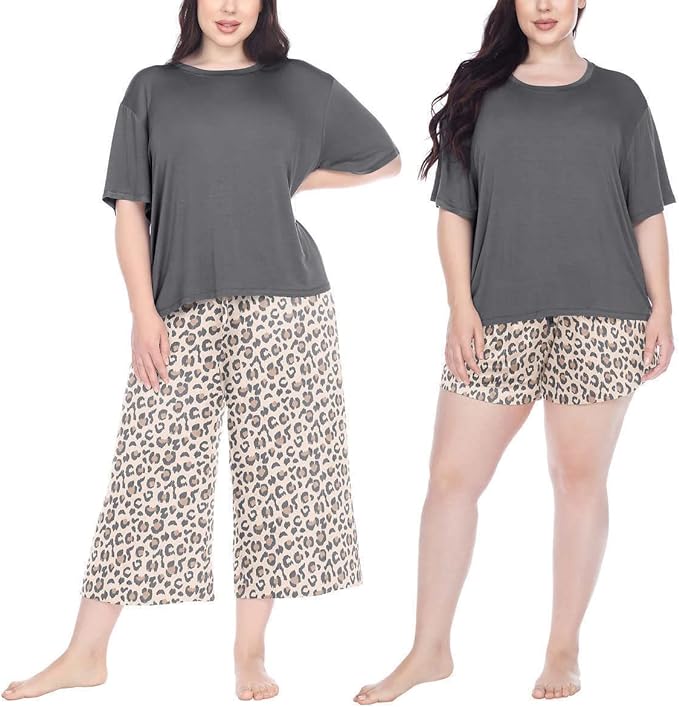 Honeydew Women's 3 Piece Super Soft Jersey Pajama Set