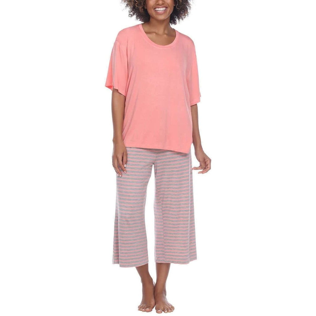 Honeydew Women's 3 Piece Super Soft Jersey Pajama Set