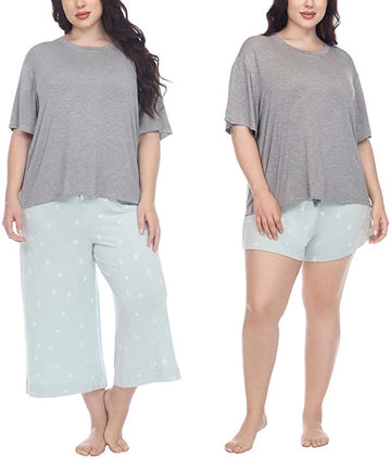 Honeydew Women's 3 Piece Super Soft Jersey Pajama Set