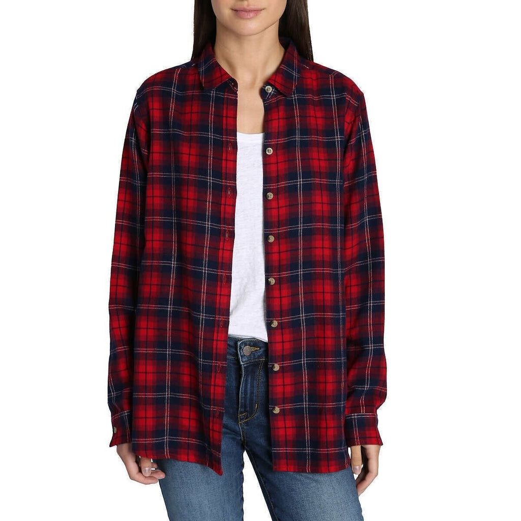 Jachs Women's Cozy Flannel Long Sleeve Shirts
