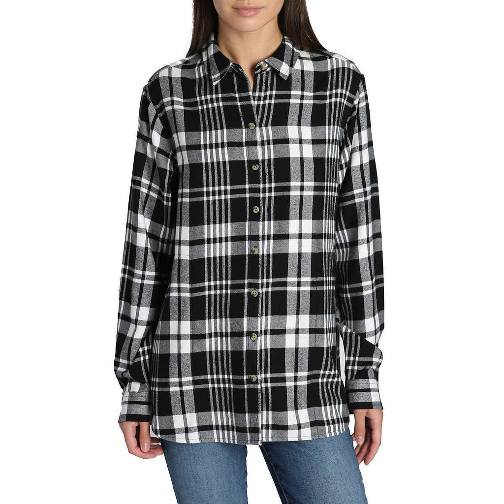 Jachs Women's Cozy Flannel Long Sleeve Shirts