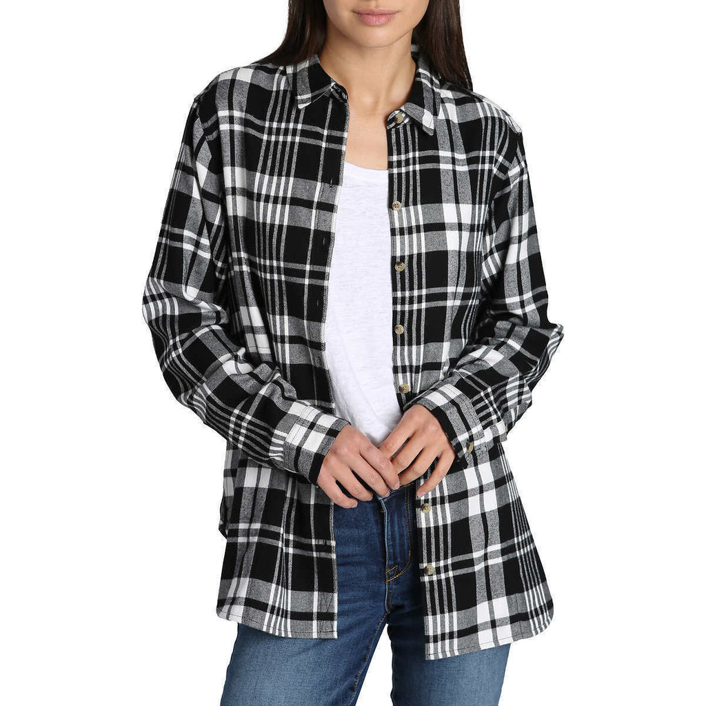 Jachs Women's Cozy Flannel Long Sleeve Shirts - TopDeals.one