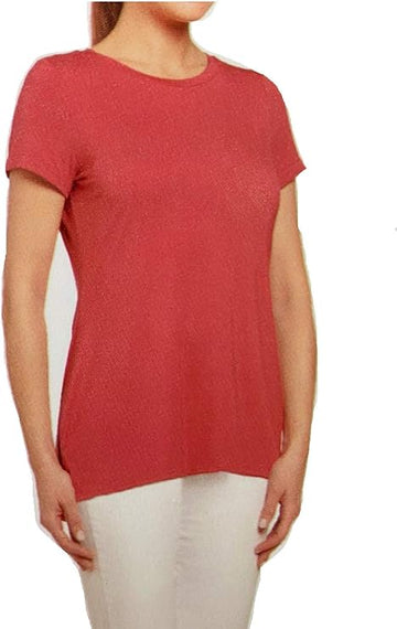 Joan Vass New York Women's Short Sleeve Long T-Shirt