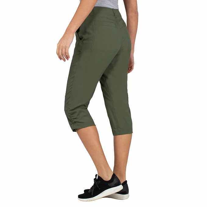 Khombu Women's Stretch Capri Pants