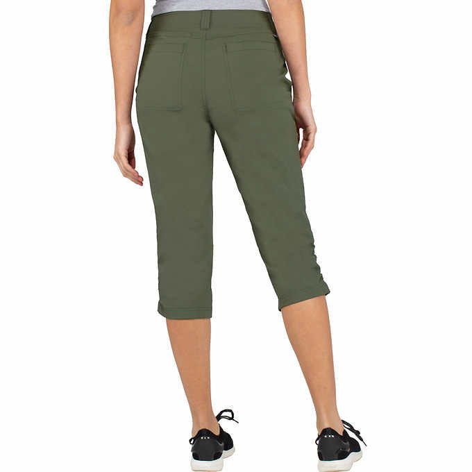 Khombu Women's Stretch Capri Pants