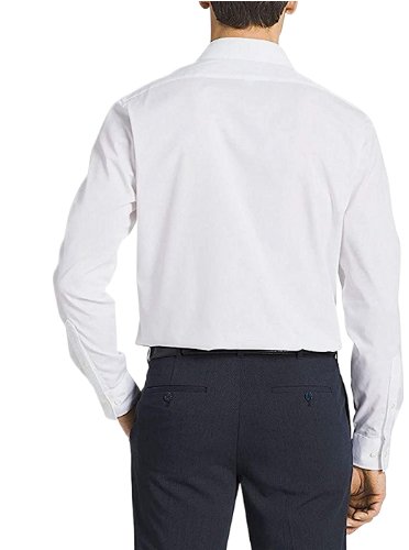 Kirkland Men's Tailored Fit Non-Iron Dress Long Sleeve Shirt
