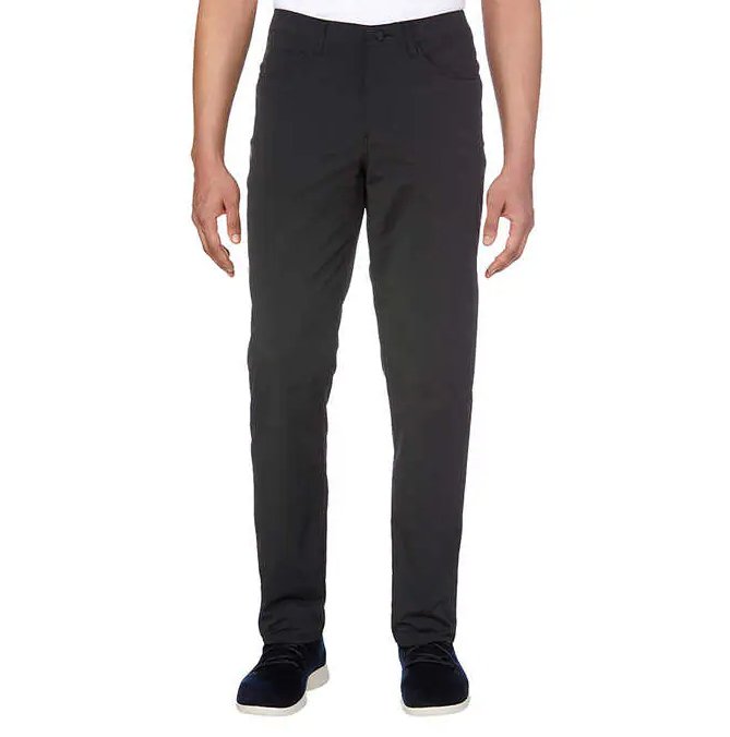 Kirkland Signature Men's 5 Pocket Performance Comfort Waistband 2-Way Stretch Pants