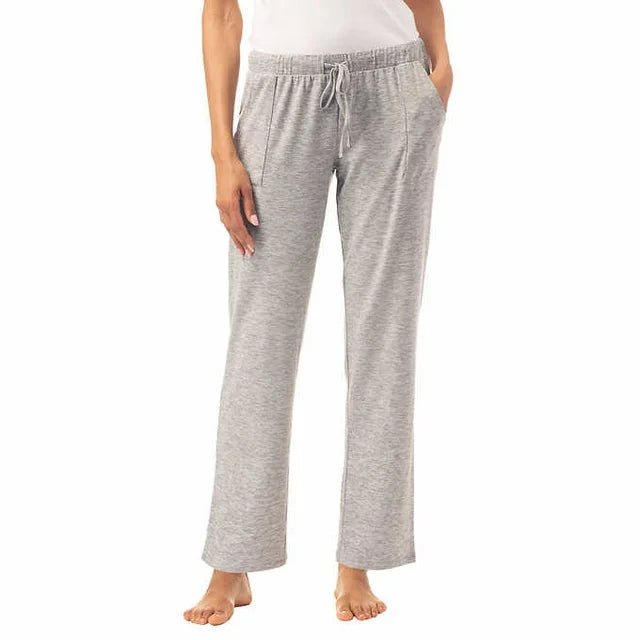 Lucky Brand Women's 2 Pack Straight Leg Lounge Pants with Pockets