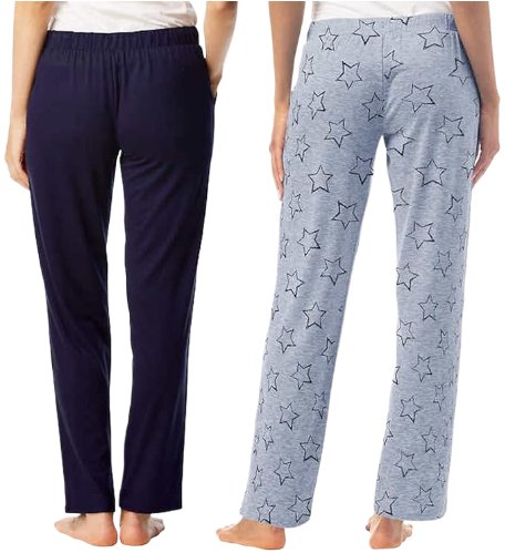 Lucky Brand Women's 2 Pack Straight Leg Lounge Pants with Pockets