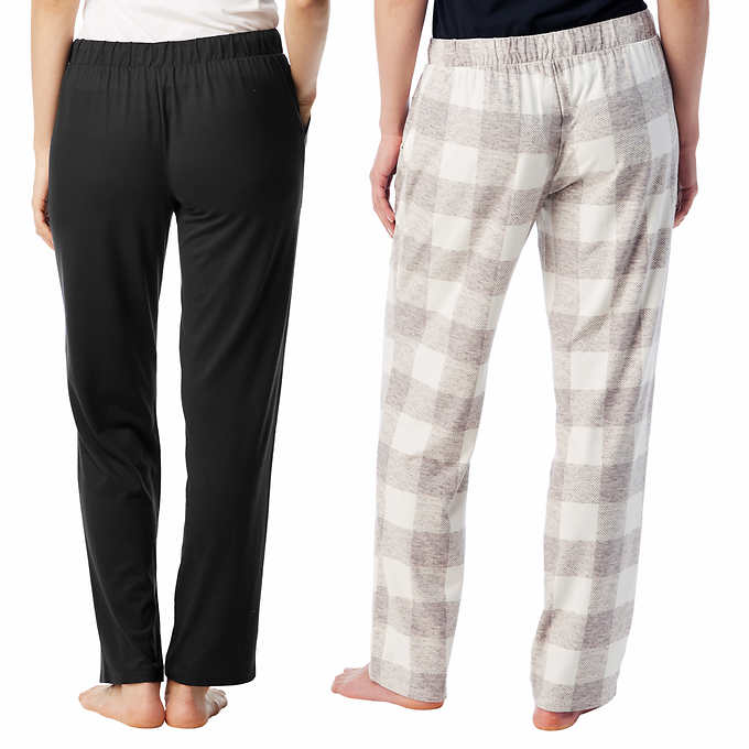 Lucky Brand Women's 2 Pack Straight Leg Lounge Pants with Pockets