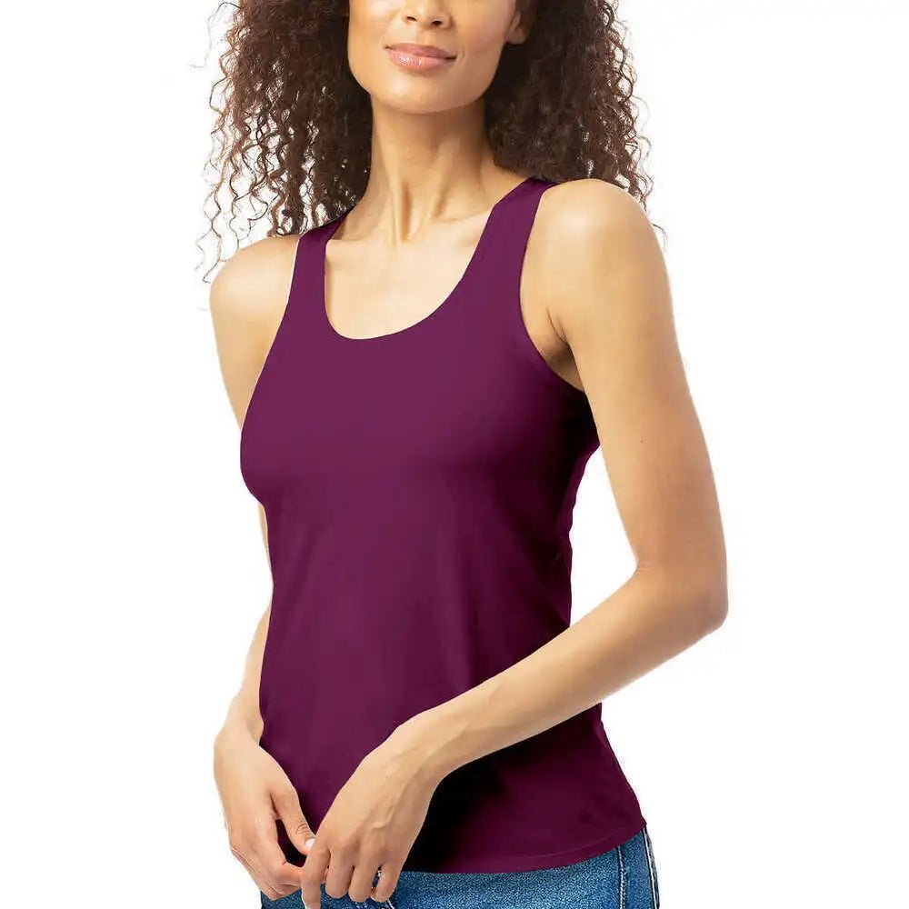 Lucky Brand Women's 4-Pack Cotton Stretch Tanks