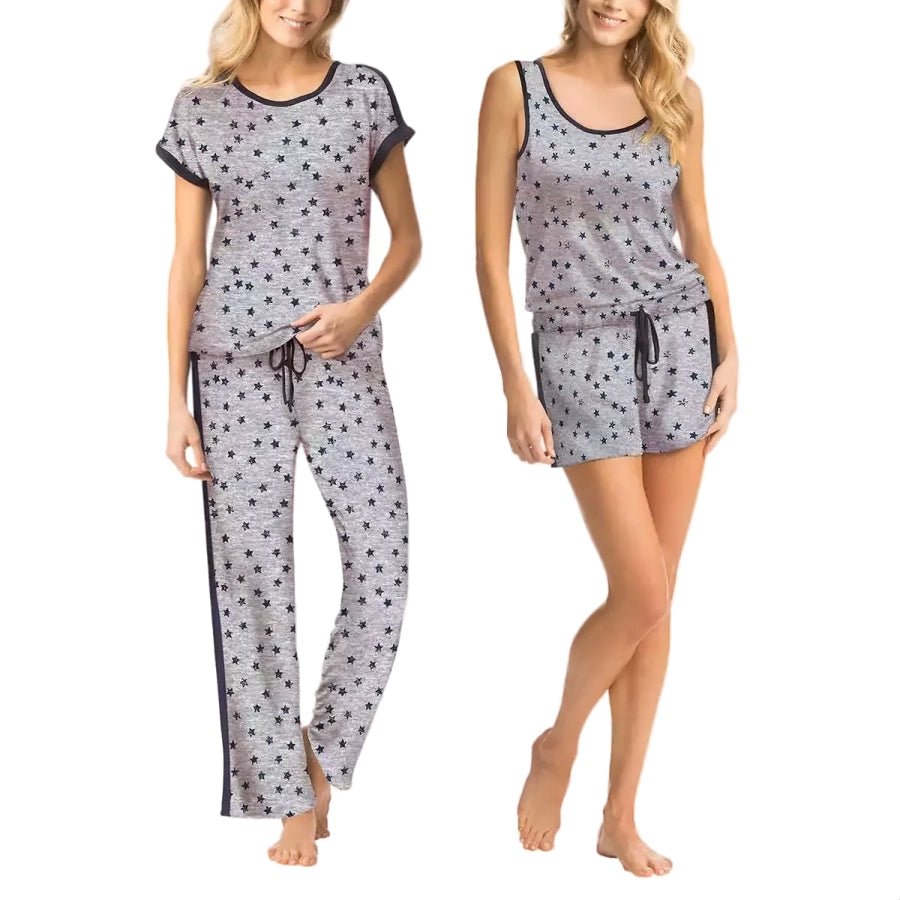 Lucky Brand Women's Pajama Set 4 Piece