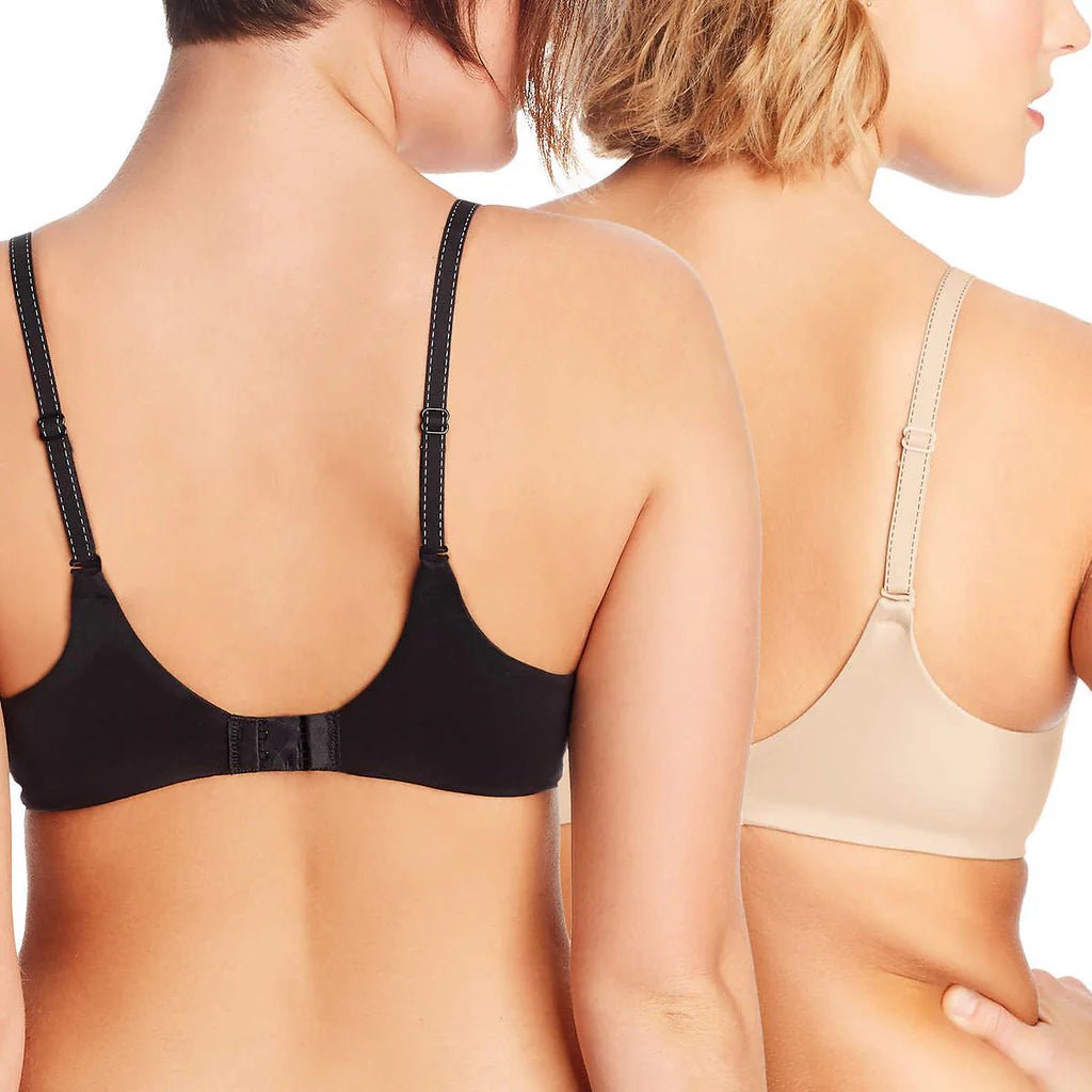 Maidenform Women's Convertible Straps T-shirt Bra 2-Pack